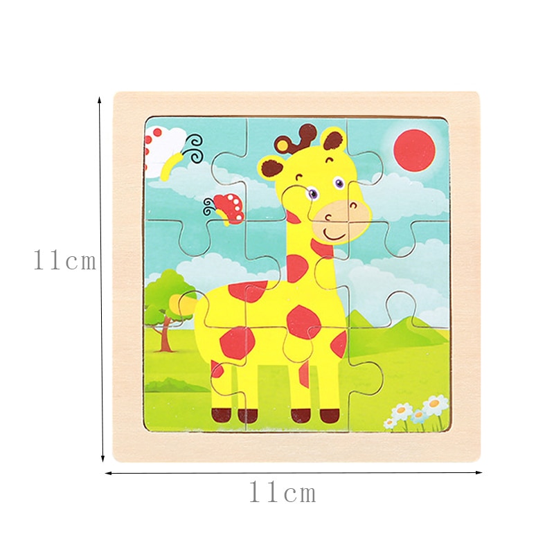 Cartoon Wooden Baby Puzzle Cartoon Wooden Baby Puzzle