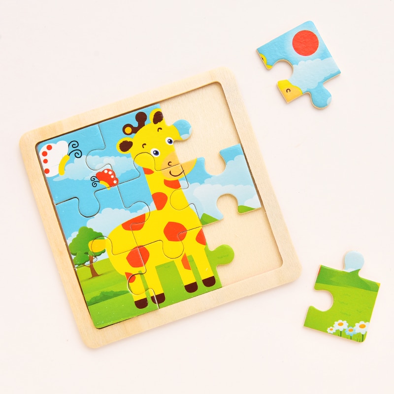 Cartoon Wooden Baby Puzzle Cartoon Wooden Baby Puzzle