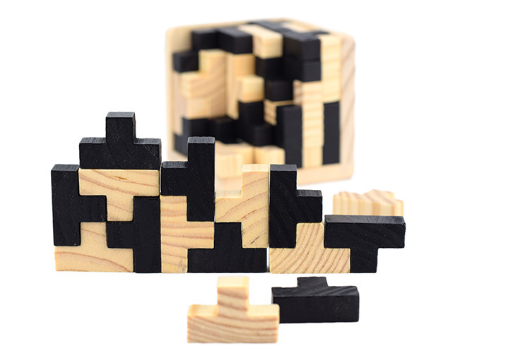 3D Wooden Puzzle Cube 3D Wooden Puzzle Cube
