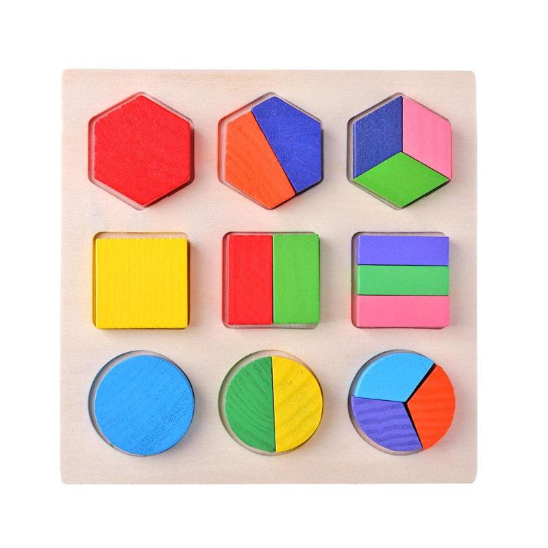 Geometric Educational Wooden Puzzle Toy Geometric Educational Wooden Puzzle Toy