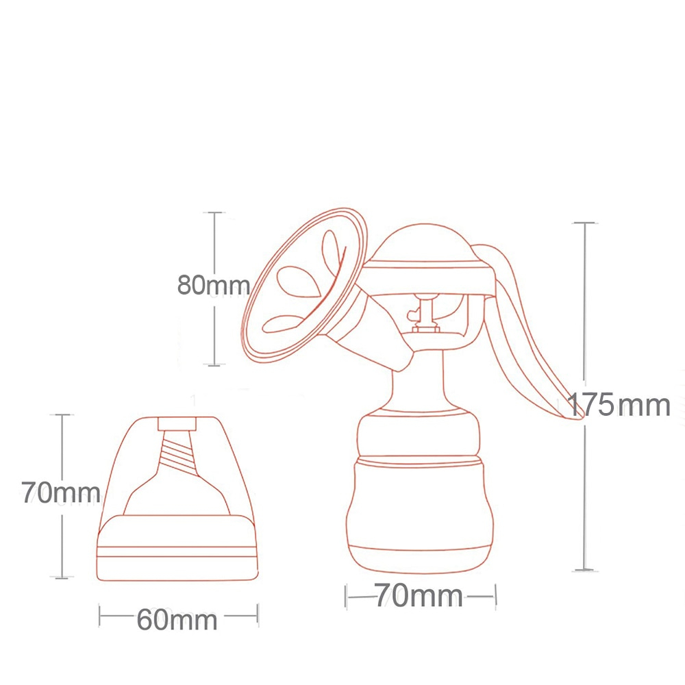 Manual Breast Pump and Feeding Bottle