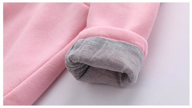 Girl's Bunny Ears Plush Pom Pom Coat Girl's Bunny Ears Plush Pom Pom Coat