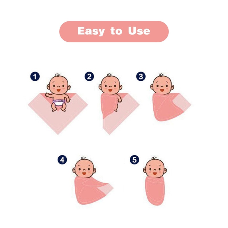 Cotton Muslin Baby Swaddle Blanket with Tassels