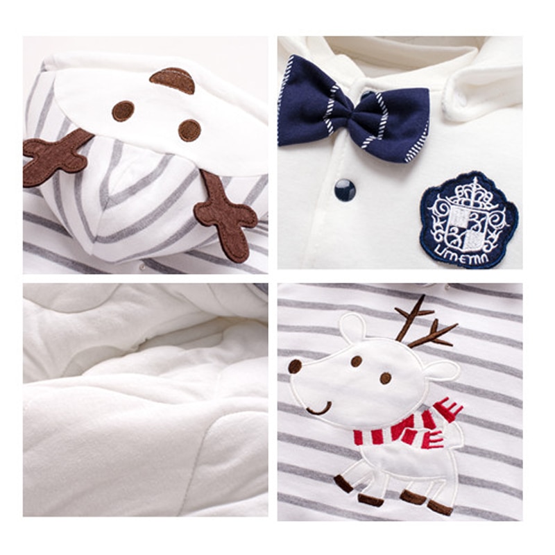 Baby's Warm Winter Cotton Romper